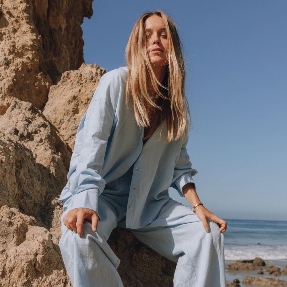 Daily Drills Light Blue Button Down Shirt